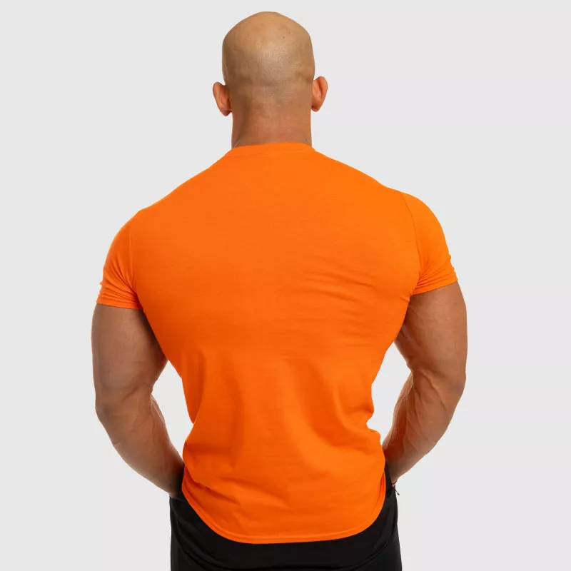 Tricou fitness pentru bărbați Iron Aesthetics Be Stronger, portocaliu-4