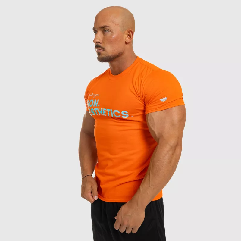 Tricou fitness pentru bărbați Iron Aesthetics Be Stronger, portocaliu-7