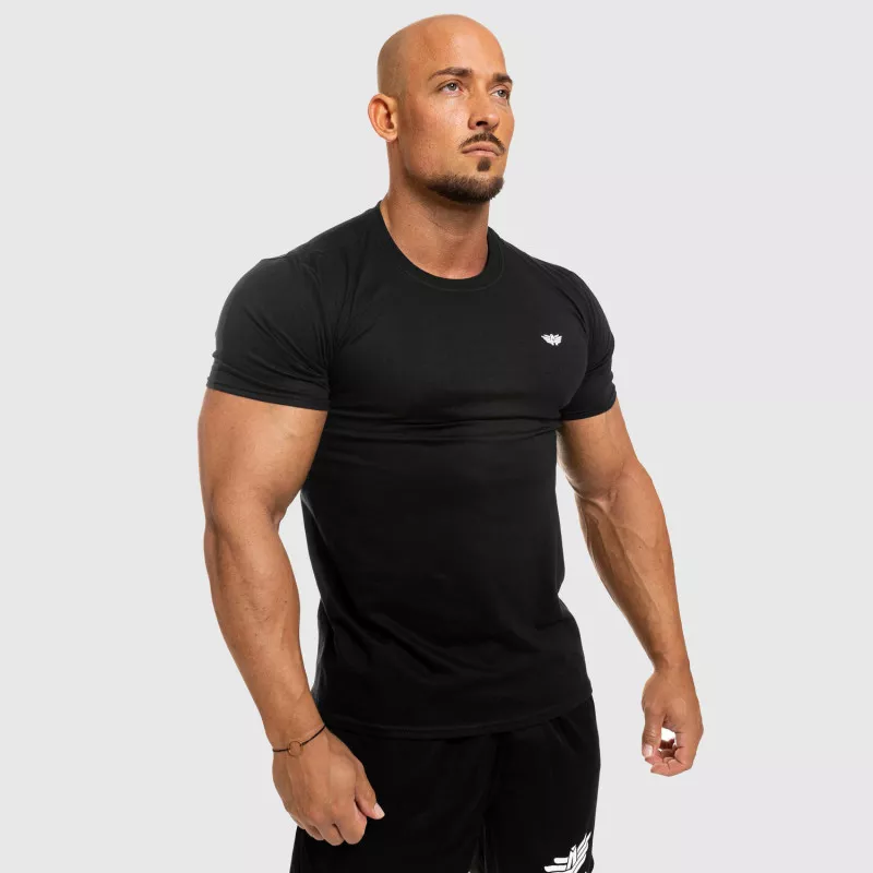 Tricou fitness pentru bărbați Iron Aesthetics Standard, negru-7