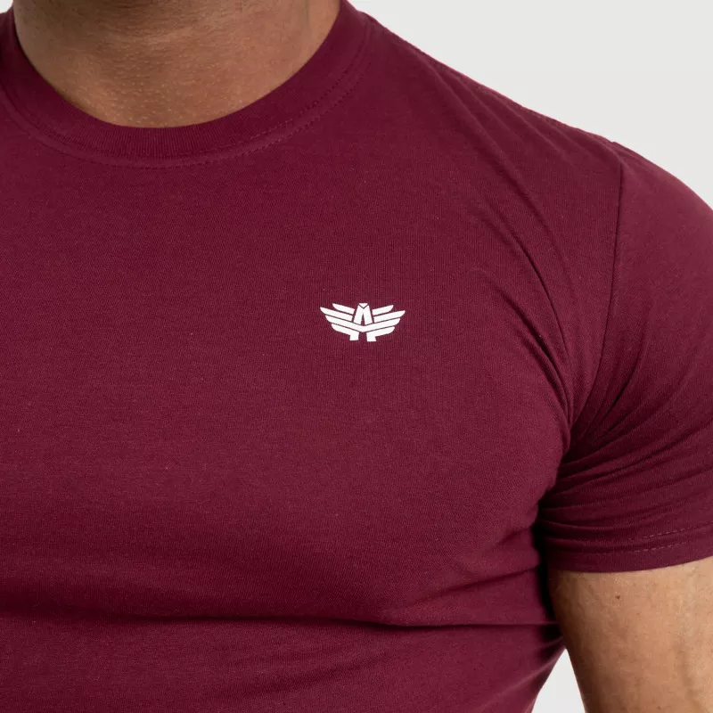 Tricou fitness pentru bărbați Iron Aesthetics Standard, vișiniu-4