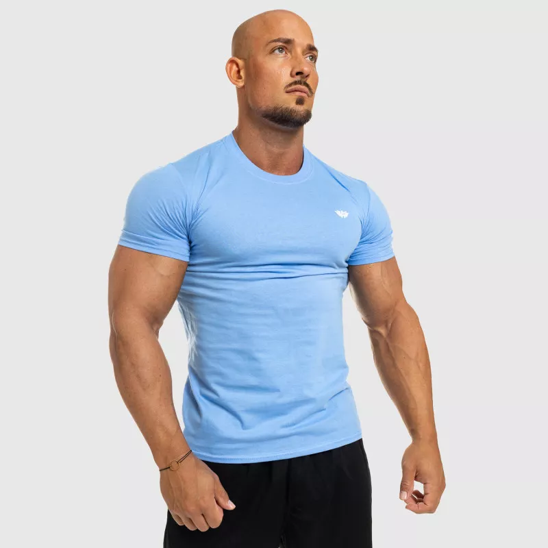 Tricou fitness pentru bărbați Iron Aesthetics Standard, albastru-3