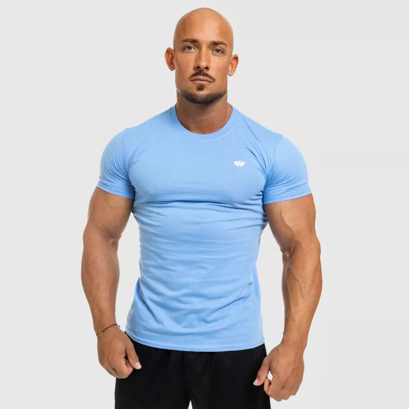 Tricou fitness pentru bărbați Iron Aesthetics Standard, albastru-1