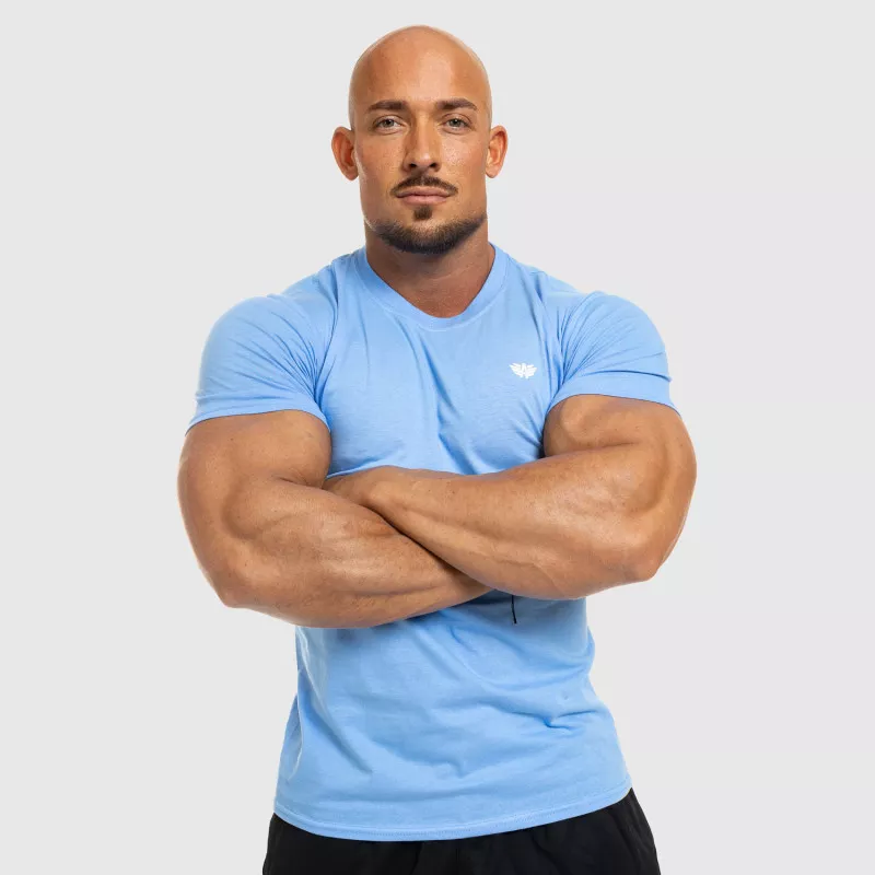 Tricou fitness pentru bărbați Iron Aesthetics Standard, albastru-5
