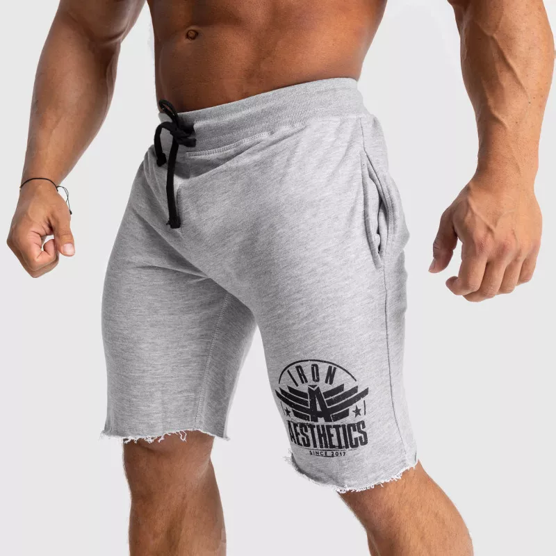 Pantaloni scurți de trening pentru bărbați Iron Aesthetics Force, gri-6