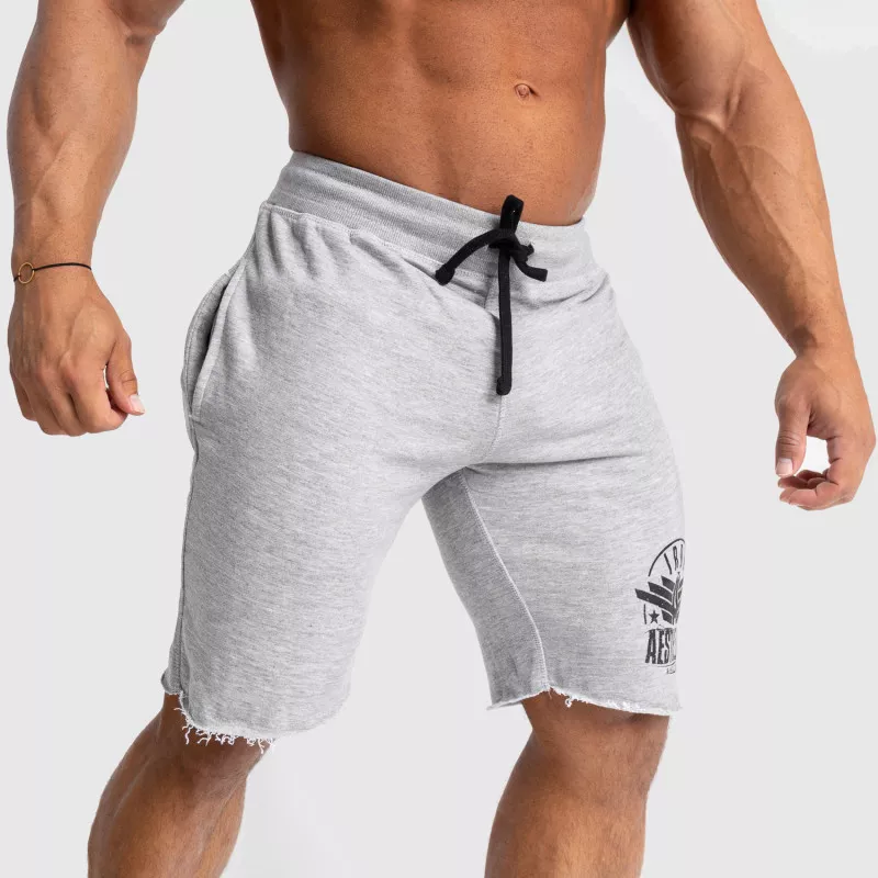 Pantaloni scurți de trening pentru bărbați Iron Aesthetics Force, gri-7