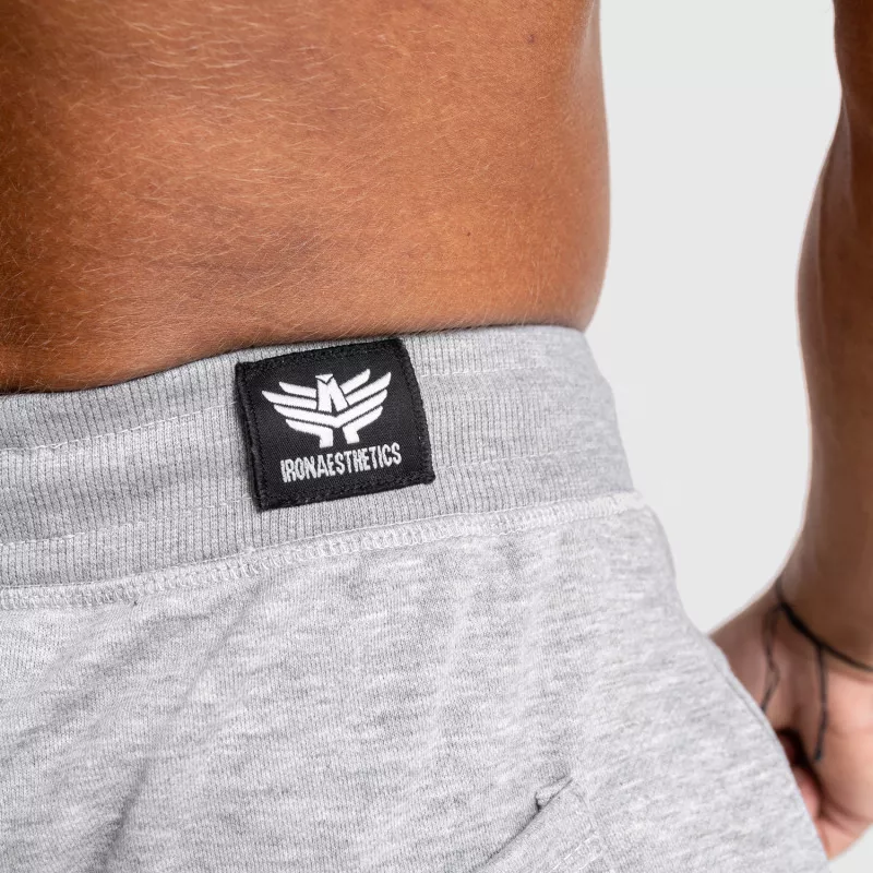 Pantaloni scurți de trening pentru bărbați Iron Aesthetics Force, gri-8
