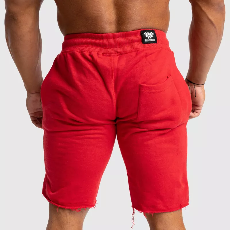Pantaloni scurți de trening pentru bărbați Iron Aesthetics Force, roșii-4