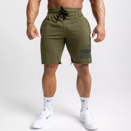 Pantaloni scurți de trening pentru bărbați Force, verde armată