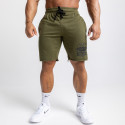 Pantaloni scurți de trening pentru bărbați Iron Aesthetics Force, verde armată