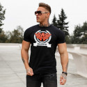 Tricou fitness pentru bărbați Iron Aesthetics Triumph, negru