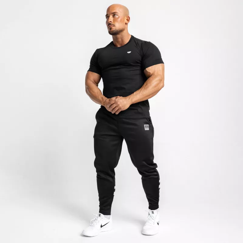 Pantaloni de trening Jogger Iron Aesthetics Boxed, negri-10