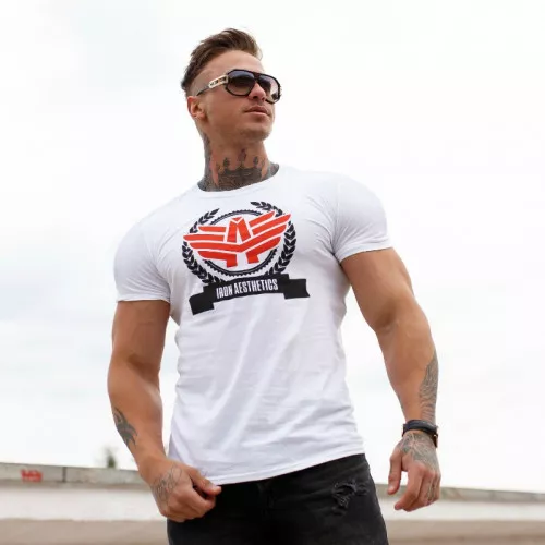 Tricou fitness pentru bărbați Triumph, alb