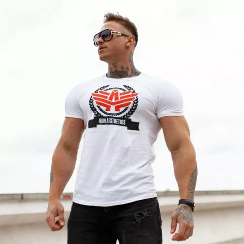 Tricou fitness pentru bărbați Triumph, alb