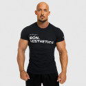 Tricou fitness pentru bărbați Iron Aesthetics Be Stronger, negru