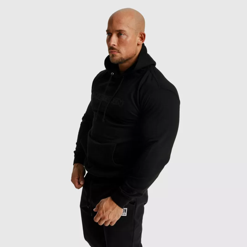 Hanorac fitness fără fermoar Iron Aesthetics Unbroken, negru-5