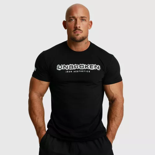 Tricou fitness pentru bărbați Unbroken, negru