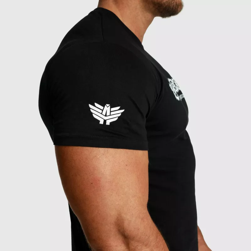 Tricou fitness pentru bărbați Iron Aesthetics Unbroken, negru-5