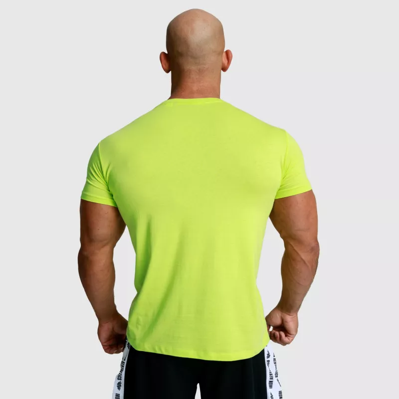 Tricou fitness pentru bărbați Iron Aesthetics Unbroken, verde lime-4