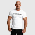 Tricou fitness pentru bărbați Iron Aesthetics Unbroken, alb