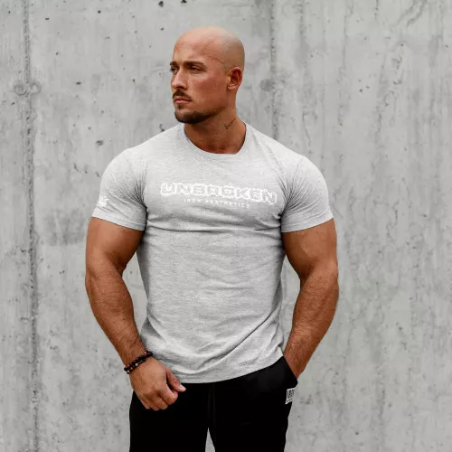 Tricou fitness pentru bărbați Unbroken, gri