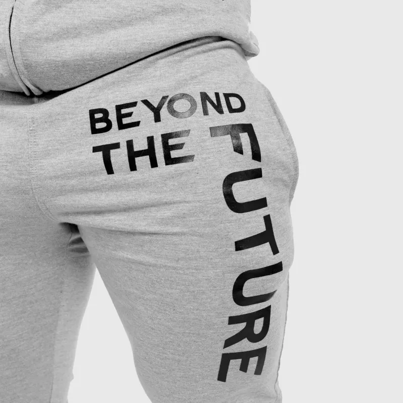 Pantaloni de trening pentru bărbați Slim Fit Beyond the Future, gri-3