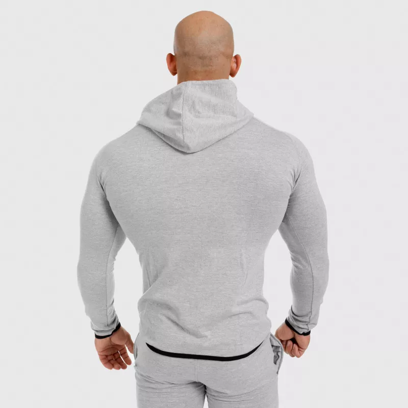 Hanorac Slim Fit pentru bărbați Beyond the Future, gri-4