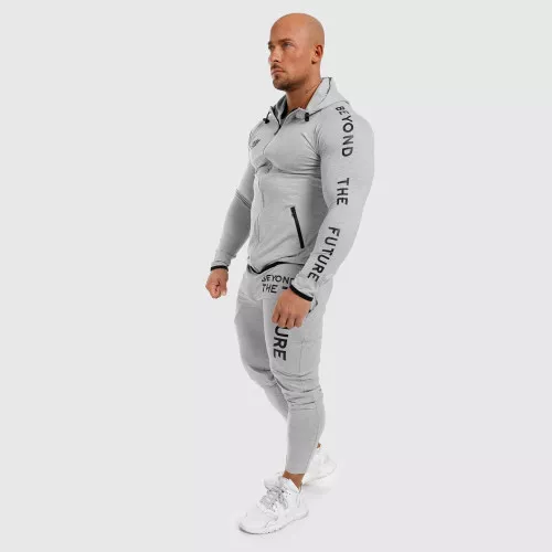 Set trening sport pentru bărbați Slim Fit Iron Aesthetics Beyond the Future, gri