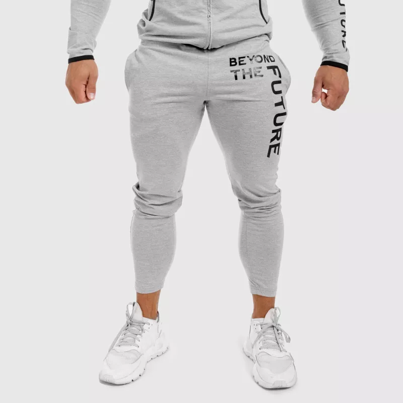 Set trening sport pentru bărbați Slim Fit Iron Aesthetics Beyond the Future, gri-6