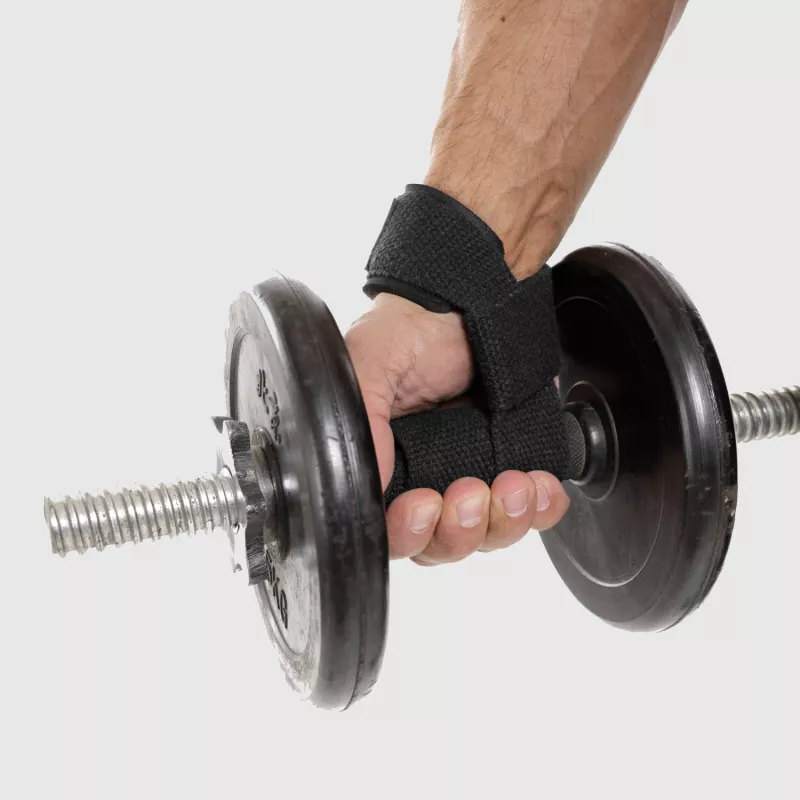 Curele Fitness Grips Iron Aesthetics, negre-5