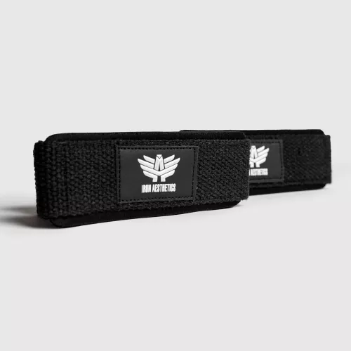 Curele Fitness Grips Iron Aesthetics, negre