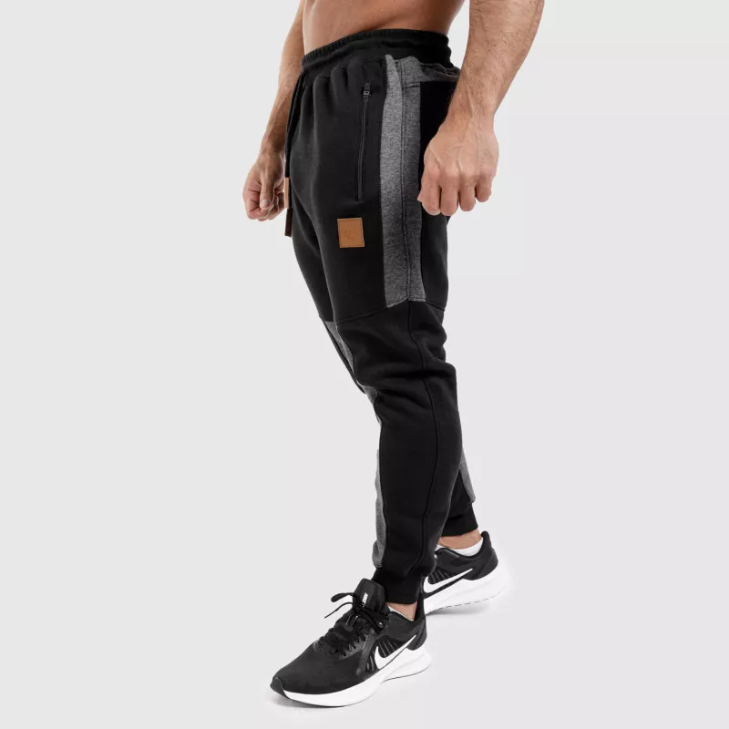 Pantaloni de trening Jogger Iron Aesthetics Element, negri-4