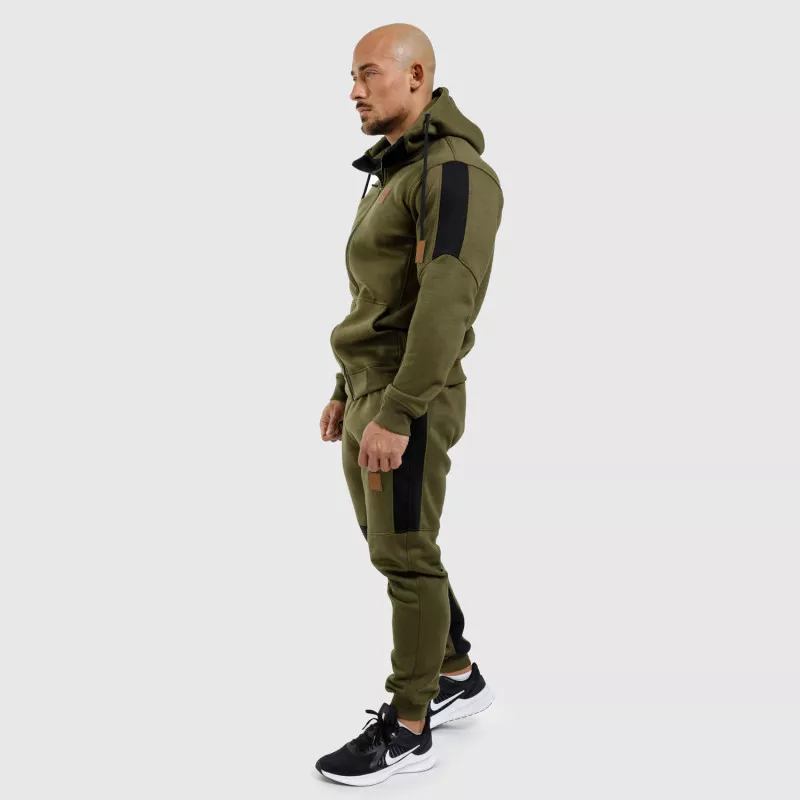 Pantaloni de trening Jogger Iron Aesthetics Element, verde armată-7