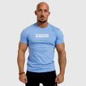 Tricou fitness pentru bărbați Iron Aesthetics Boxed, albastru