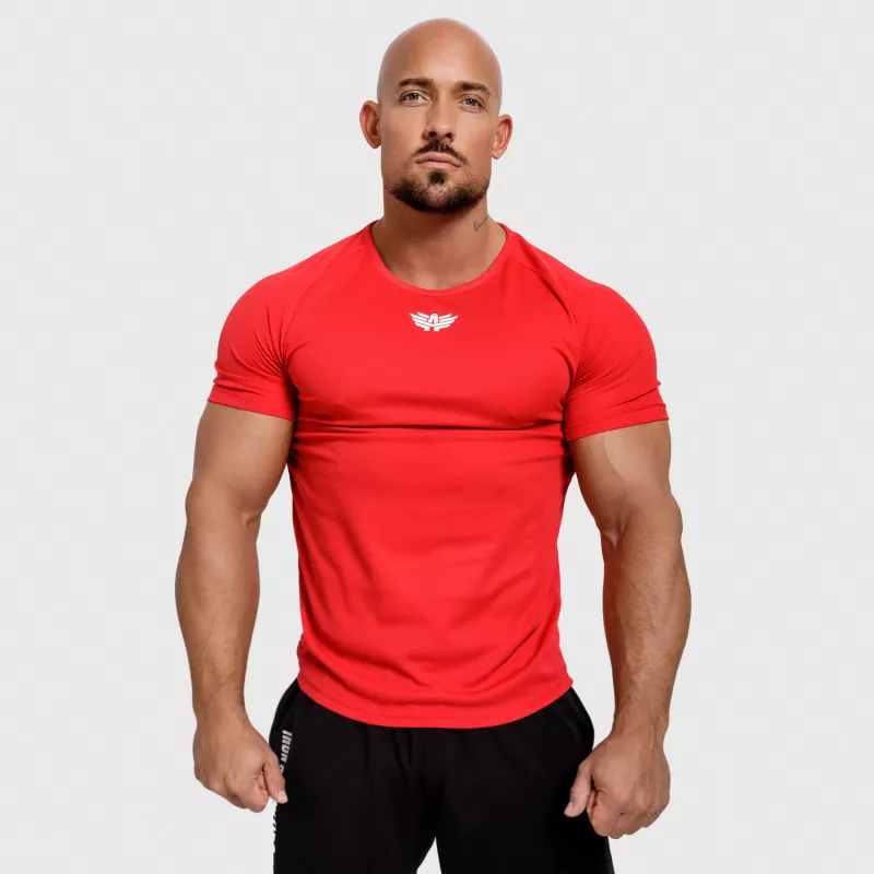 Tricou funcțional pentru bărbați Iron Aesthetics Performance, roșu-1