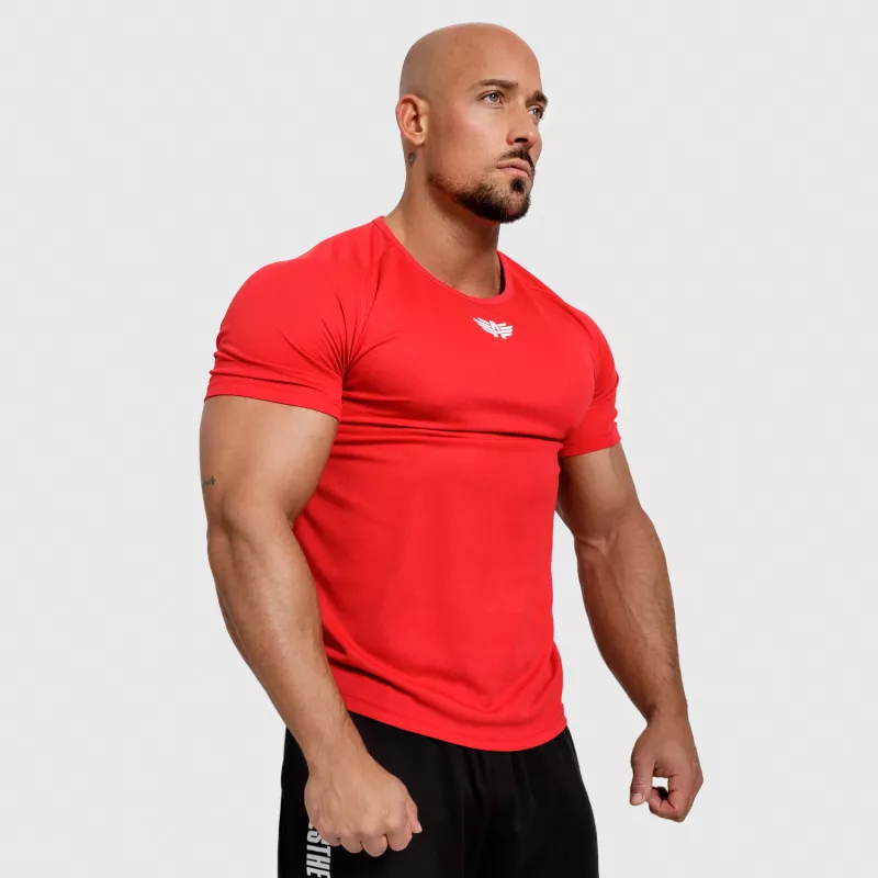 Tricou funcțional pentru bărbați Iron Aesthetics Performance, roșu-3