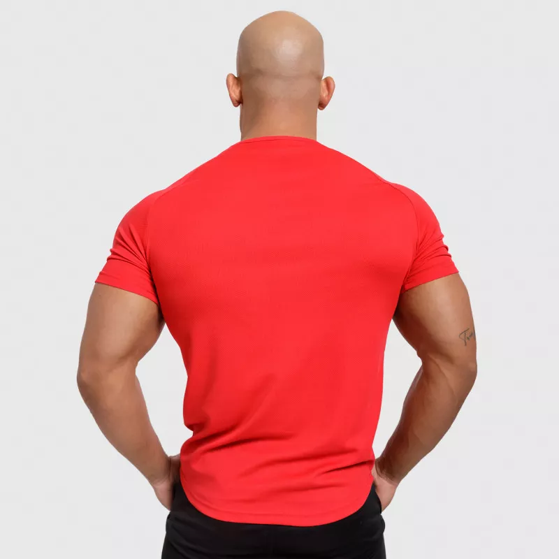 Tricou funcțional pentru bărbați Iron Aesthetics Performance, roșu-4