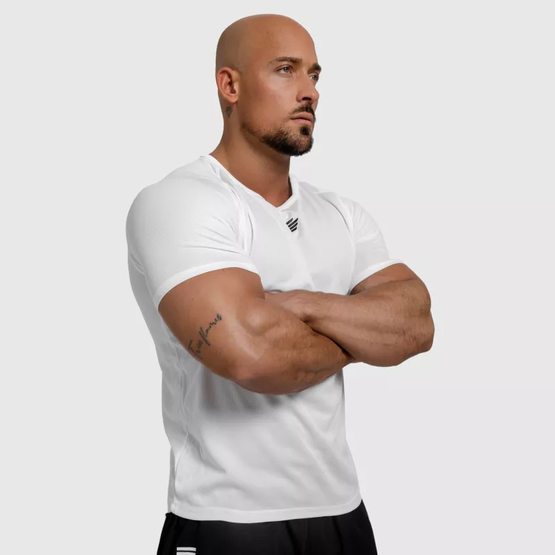 Tricou funcțional pentru bărbați Iron Aesthetics Performance, alb-5