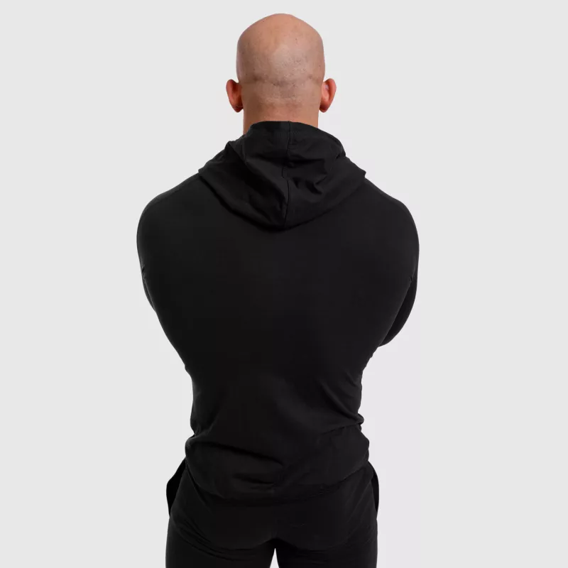 Hanorac Slim Fit pentru bărbați Beyond the Future, negru-5