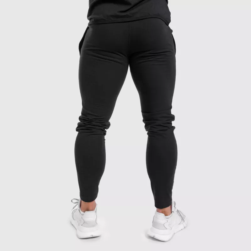 Pantaloni de trening Slim Fit pentru bărbați  Beyond the Future, negrii-3