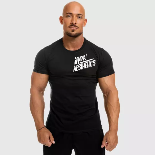 Tricou fitness pentru bărbați Splash, negru