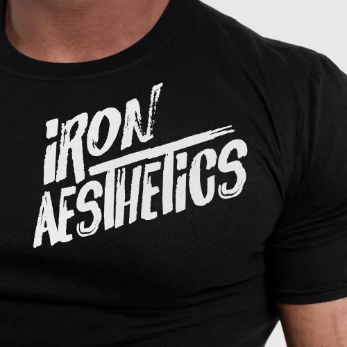 Tricou fitness pentru bărbați Splash, negru