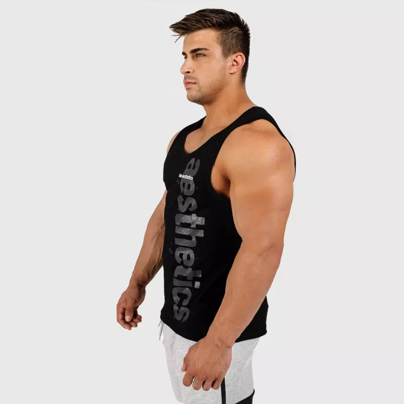 Maiou fitness pentru bărbați Iron Aesthetics Cross, negru-3