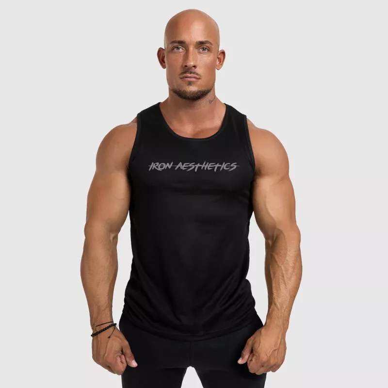 Maiou funcțional pentru bărbați Iron Aesthetics Sporty, negru-1