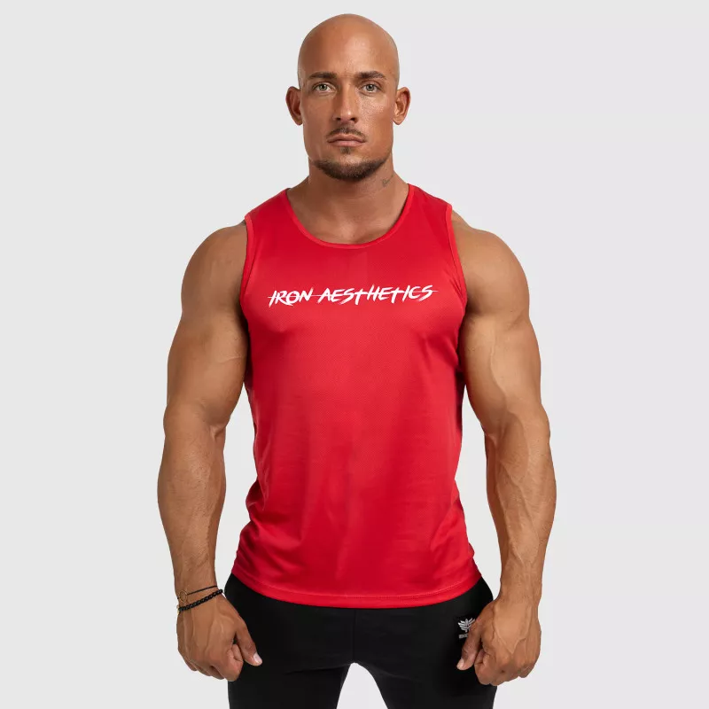 Maiou funcțional pentru bărbați Iron Aesthetics Sporty, roșu-1