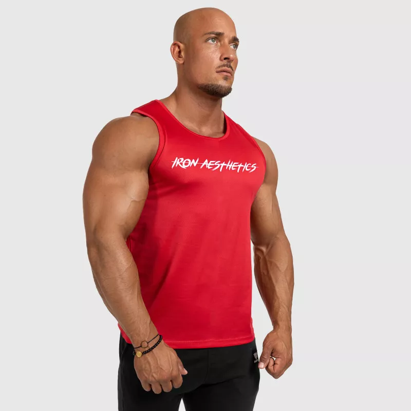 Maiou funcțional pentru bărbați Iron Aesthetics Sporty, roșu-4