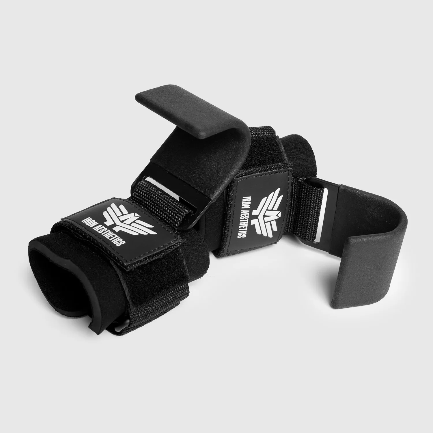 Chingi fitness Iron Aesthetics Lifting hooks, negre-1