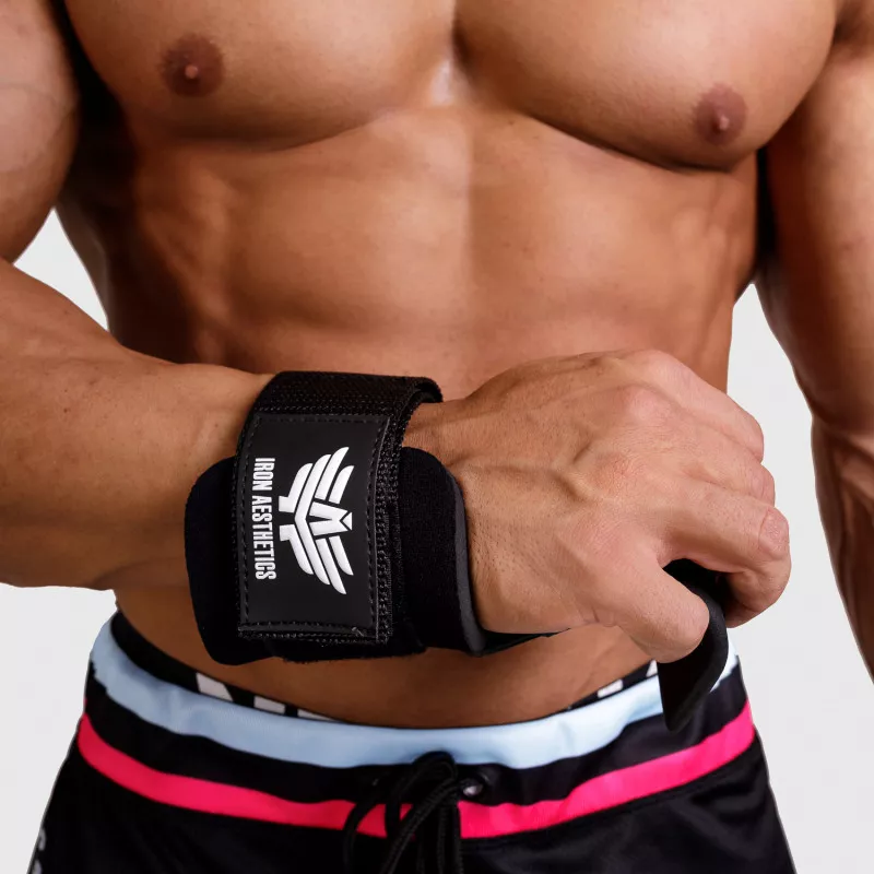 Chingi fitness Iron Aesthetics Lifting hooks, negre-5