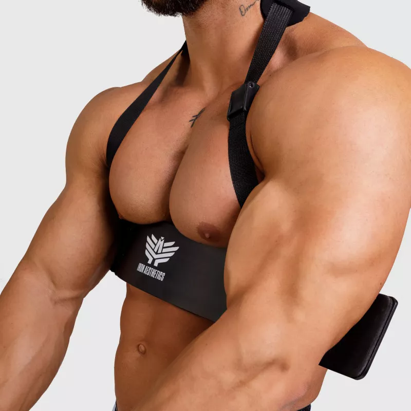 Izolator biceps Iron Aesthetics Arm Blaster, negru-3