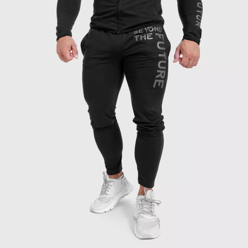 Set sport Slim Fit pentru bărbați Iron Aesthetics Beyond the Future, negru-4