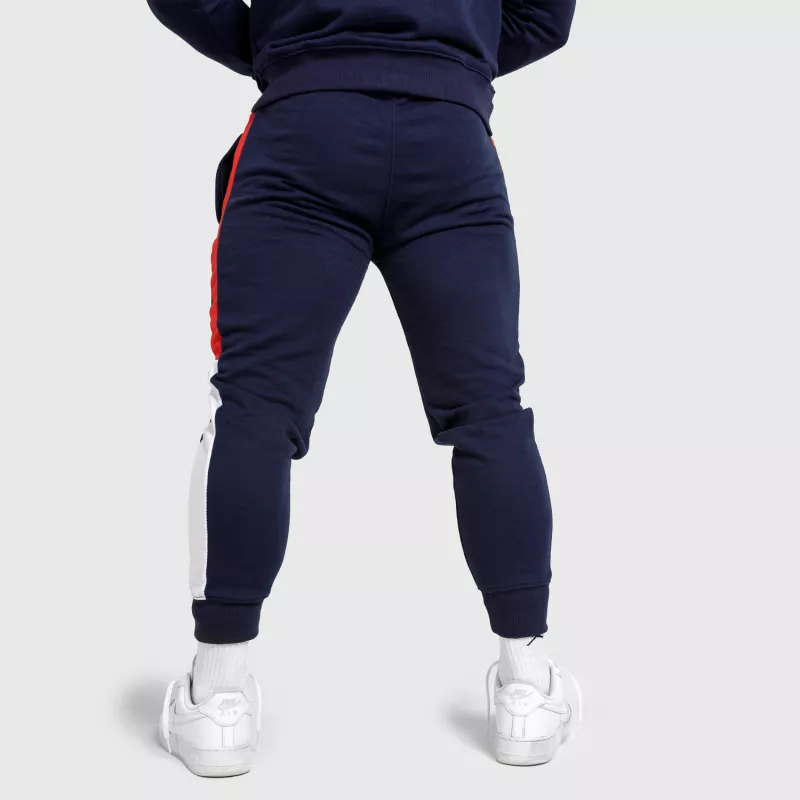 Pantaloni pentru bărbați Iron Aesthetics Tricolora, navy-5